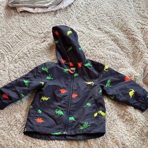Carter's Black Dinosaur Raincoat for Kids 24 months